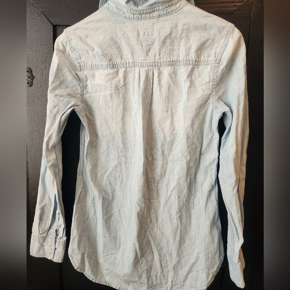 Womens denim button-down~size S - Picture 4 of 4